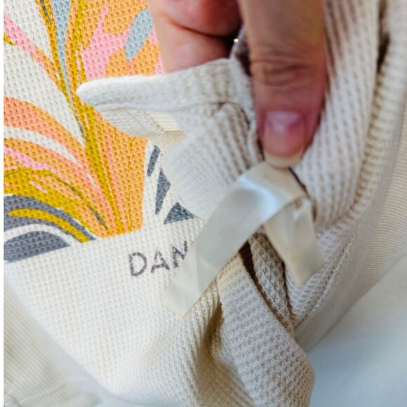 Saturday/Sunday Cream Catrina Thermal Long Sleeve Waffle Top XS - Picture 8 of 14